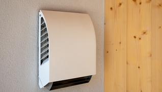 La ventilazione controllata garantisce un clima interno piacevole.